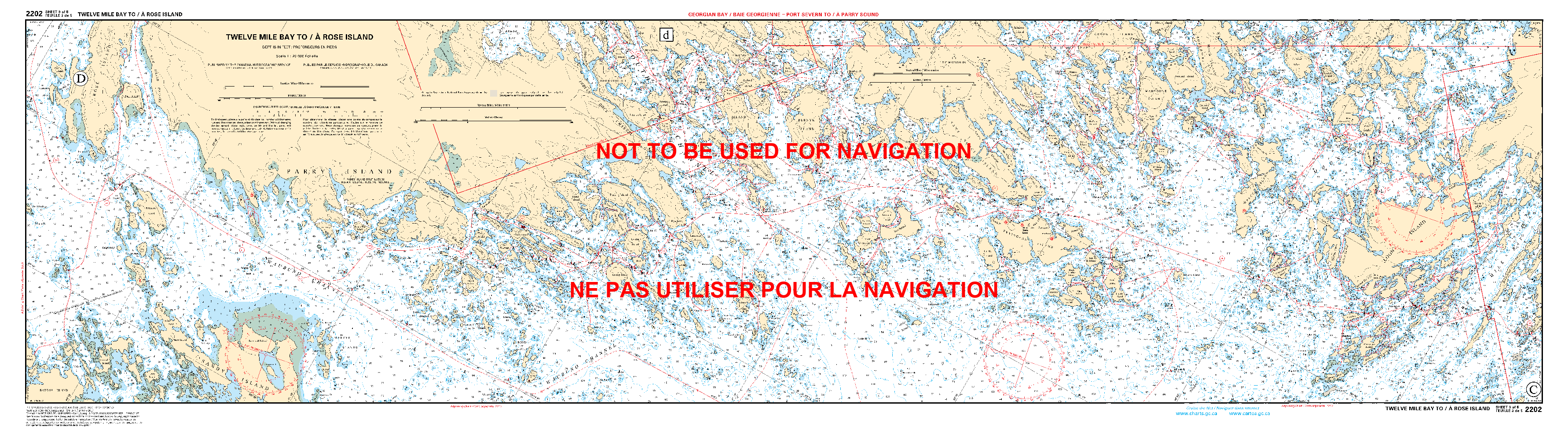Parry Sound Nautical Charts