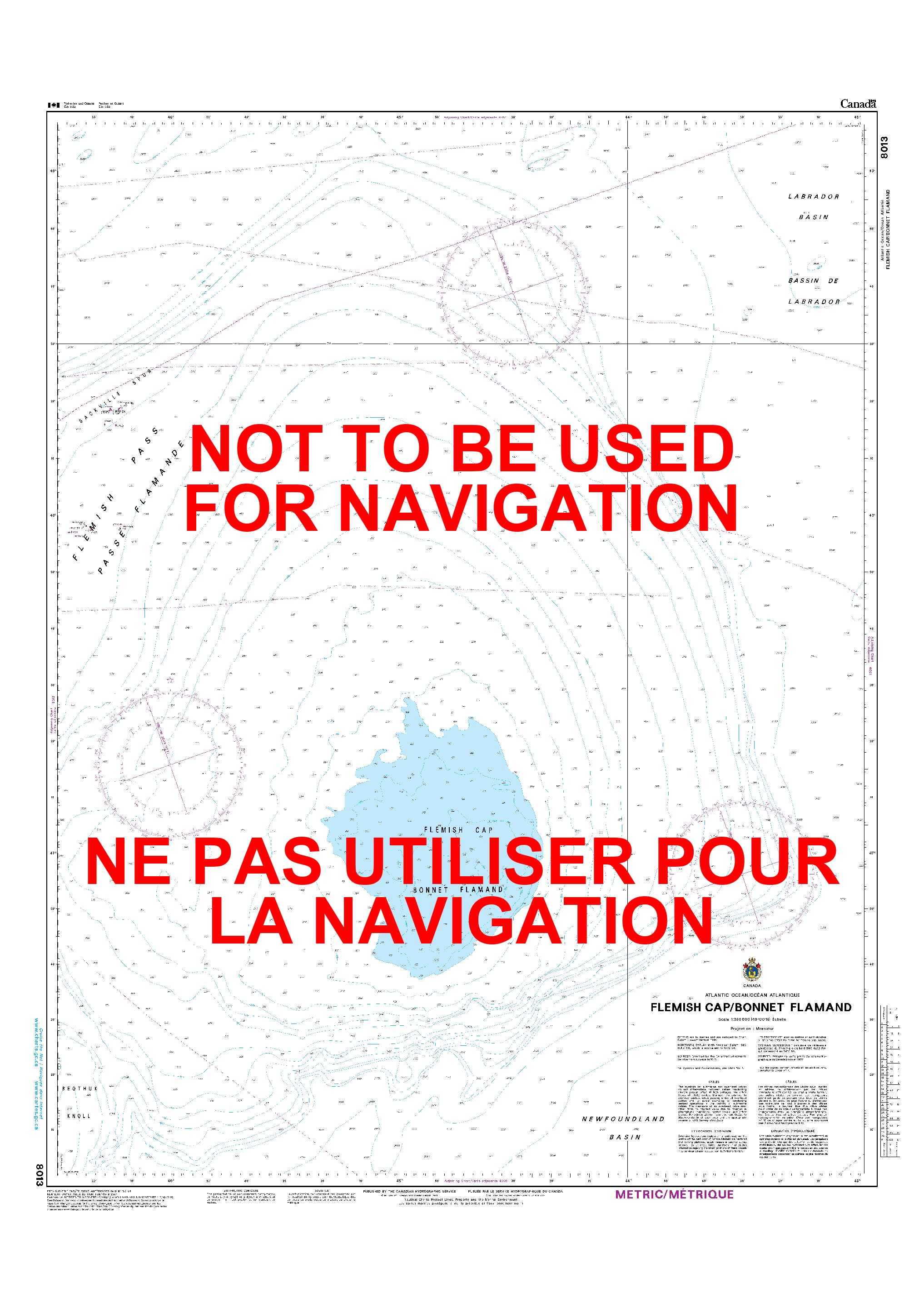 Flemish Cap Chart