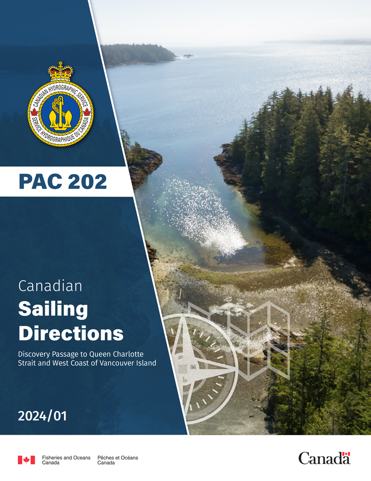 PAC 202 Discovery Passage to Queen Charlotte Strait and West Coast of Vancouver Island
